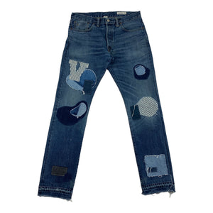 RRL Patchwork Jeans