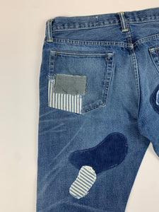 RRL Patchwork Jeans