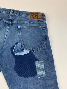 RRL Patchwork Jeans